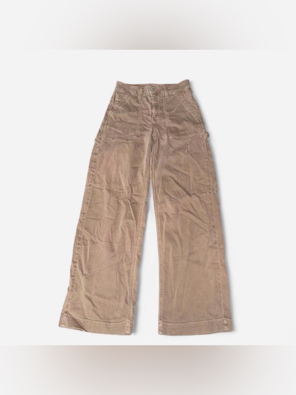 American Eagle brown wide leg jeans